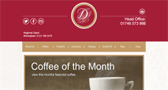 Desktop Screenshot of daniellescoffee.co.uk