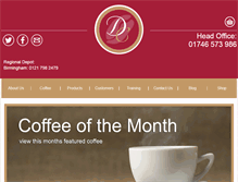 Tablet Screenshot of daniellescoffee.co.uk